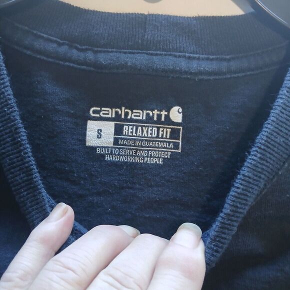 Carhartt Relaxed Fit Small Men's T-Shirt, 100% Cotton 2022 Short Sleeve. - Picture 4 of 9